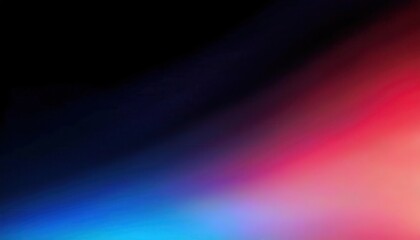 Fototapeta premium vibrant abstract gradient with deep black transitioning into neon pink, purple, and blue hues for modern background