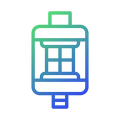 Stylized Filter Icon in Gradient Hues Design