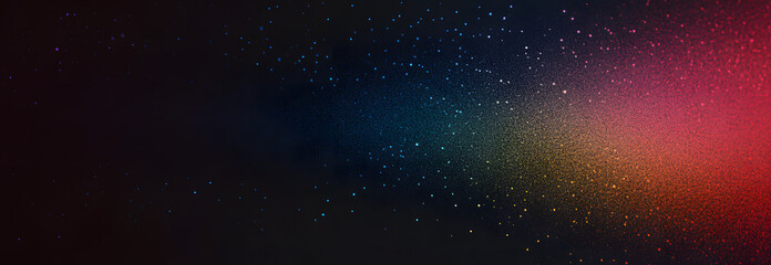 Naklejka premium A digital abstract background featuring a deep black gradient with subtle red and blue hues, enhanced by a grainy noise texture, perfect for modern and futuristic designs