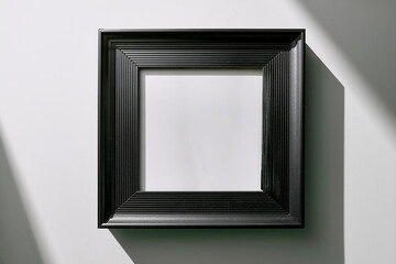 Generated Image blank picture frame, empty photo frame, frame mockup, blank canvas frame, empty frame on wall, wooden blank frame, black picture frame mockup, modern frame mockup, 