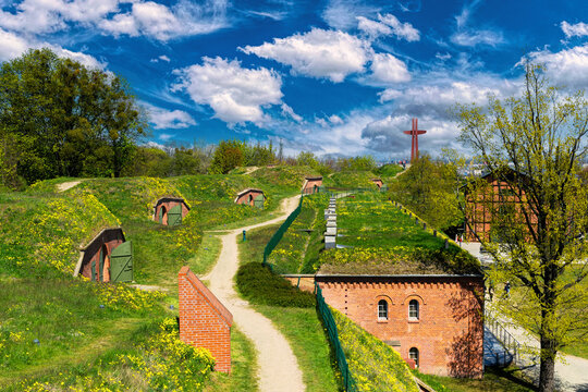 Gradowa Hill in Gdansk. Old town view	