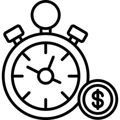 Time Is Money Icon