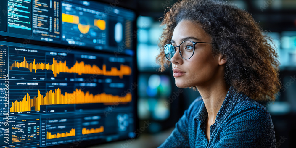 Poster ai-driven data analysis for transformative business insights and accelerated decision making