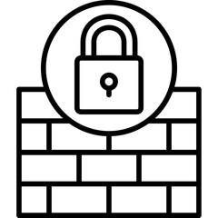 Firewall Security Icon