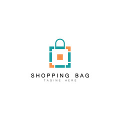 Online Shop Logo designs Template. Illustration vector graphic of shopping cart and shop bag combination logo design concept. Perfect for Ecommerce, sale, discount or store web element.
