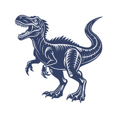 Dinosaur Silhouettes Clip art Vector Illustration