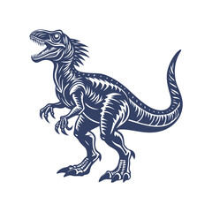 Dinosaur Silhouettes Clip art Vector Illustration