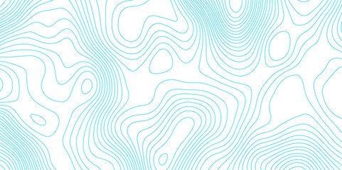Abstract topographic map contour, white background and colorful wave lines pattern texture. geographic contour map grid backdrop paper texture. terrain path isolated on a background. 