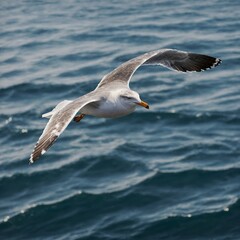 Seagull in flight black browed albatross  wandering albatross Gabbiano in Sardegna Salvin's Mollymawk Albatross in New Zealand Waters