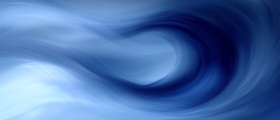 Abstract Blue Swirling Wave Digital Art Design sky hue flow calm soft 