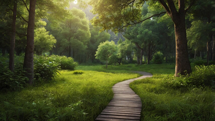 Obraz premium mountain landscape with lake and mountains