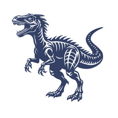 Dinosaur Silhouette Vector Illustration