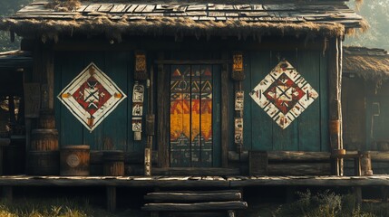 Mysterious cottages in quaint villages