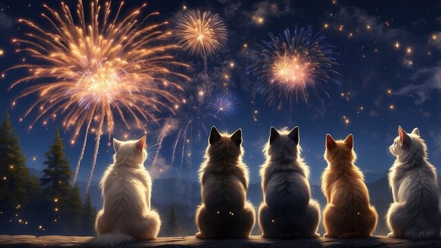 1. **Fireworks Stressing Pets: New Year Fear for Dogs and Cats**