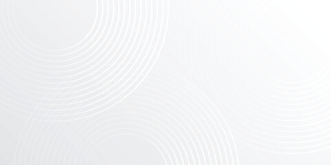 Fototapeta premium Vector white glowing geometric lines on gray background. Modern shiny abstract design