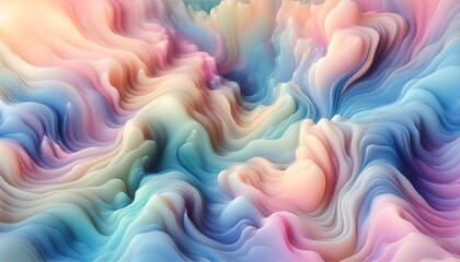 Fluid Folds: A Dance of Colors