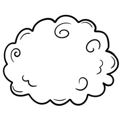 Brain Organ Sketch Illustration