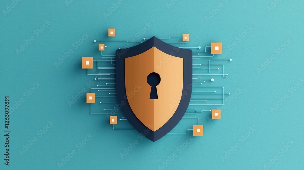 Aufkleber enhancing data awareness through technology visual exploration digital security online graphic abstr