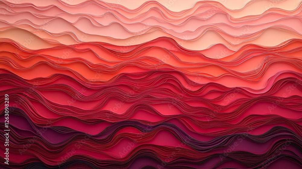 Poster background with pink and white waves. abstract abstract abstract with dark wave and salmon on colorf