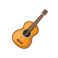 Obraz premium Guitar icon design. Vector design