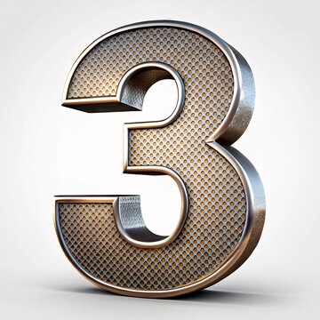 3d golden number3