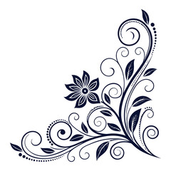 Intricate Mandala Flower Design .