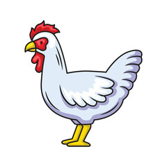 Chicken icon design. Vector design