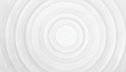monochrome white concentric circle pattern with embossed texture, abstract geometric background for minimalistic design projects

