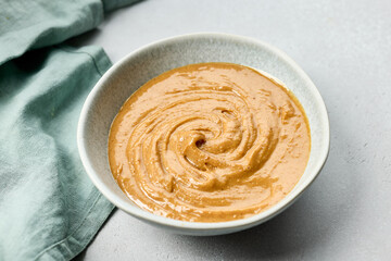 bowl of thai peanut sauce