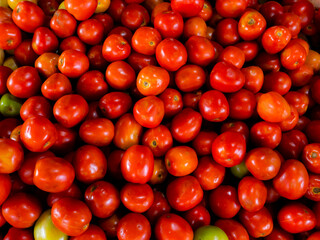 Tomates no mercado da feira