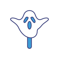 Ghost icon vector stock illustration