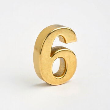 3d golden number6