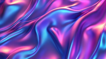 Obraz premium Abstract Satin Fabric with Rich Folds and Sheen