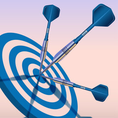 dart-hitting-target