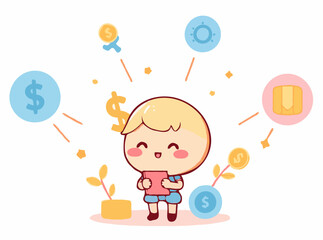 Creative Financial Solutions Abstract Artwork