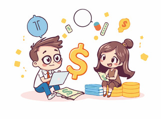 Creative Financial Solutions Abstract Artwork