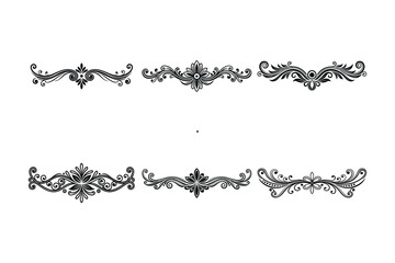 border line art vector  illustration 