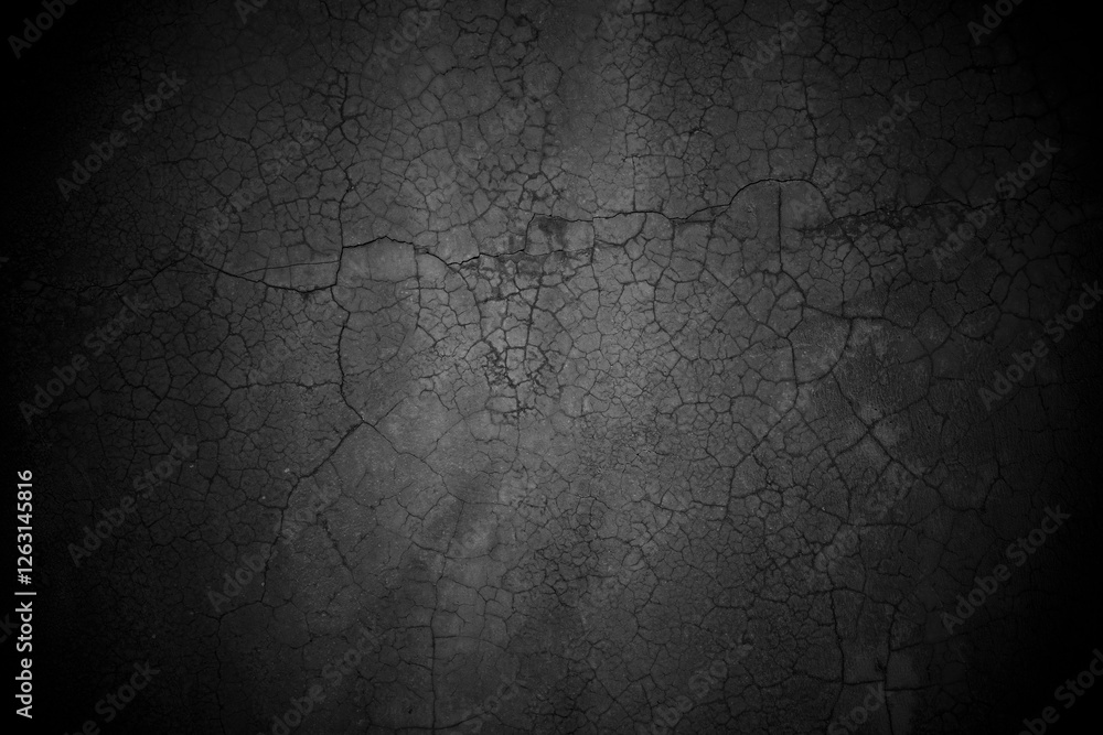Aufkleber Old wall texture cement black red  background abstract dark color design are light with white gradient background.