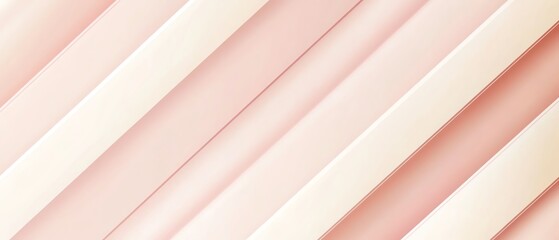Obraz premium Minimal blush and cream stripes Valentine's day Background