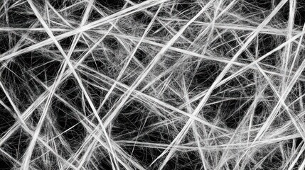 Abstract Lines and Layers on Dark Background