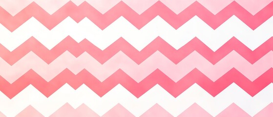 Minimal pink and white chevron pattern Valentine's day Background