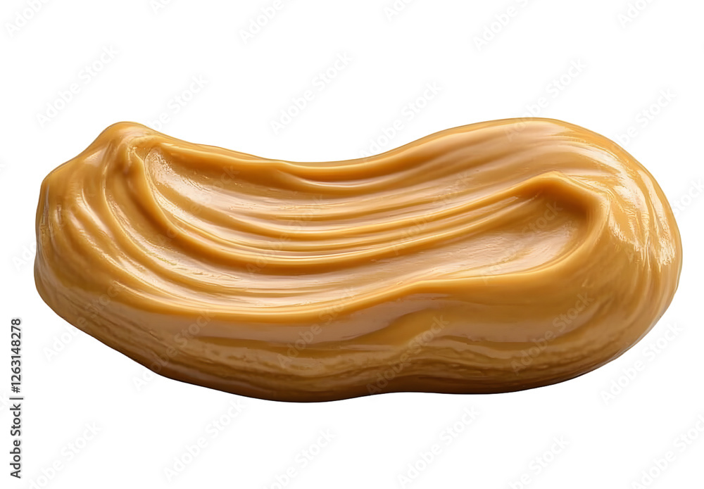 Poster peanut butter isolated on transparent background