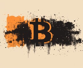 Bitcoin Art 100 Million Halftone Matt Blease Style