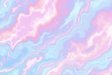 Soft pastel abstract background with pink, blue, and white marble like swirls, creating dreamy and calming effect