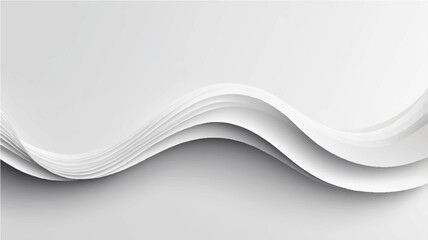 Abstract modern flowing stylish wave in white background. vector illustration