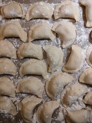 dumplings on the plate