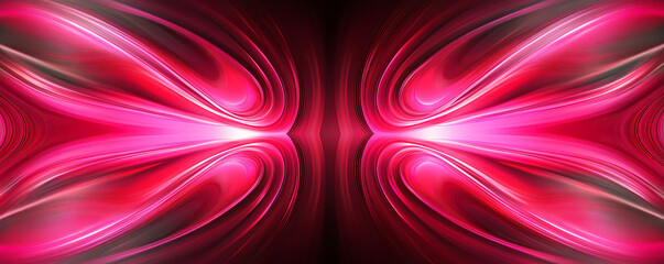 Obraz premium Dynamic Red and Pink Light Streaks Background with Motion Blur for Futuristic & High-Tech Designs, Website headers & digital banners, Digital wallpapers & modern UI elements