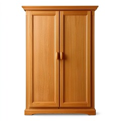 Wooden Cabinet with Smooth Finish and Simple Design for Storage, Wardrobe storage ideas.