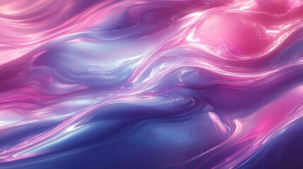 Obraz premium Abstract Pink and Purple Liquid Swirls Design