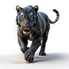 Obraz premium tiger on black background
